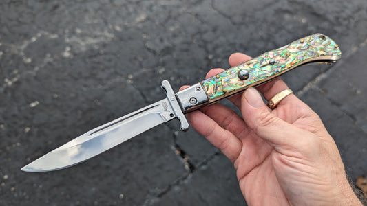 AKC WORLD 11" FAUX ABALONE ROMA SWINGUARD