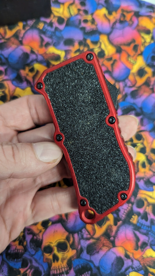 Red D/A Box Cutter OTF Knife