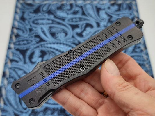 9.5" Blue Line Tactical CQB D/A OTF Knife