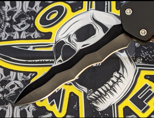 9" Tactical Kris Blade Dual Action OTF Knife