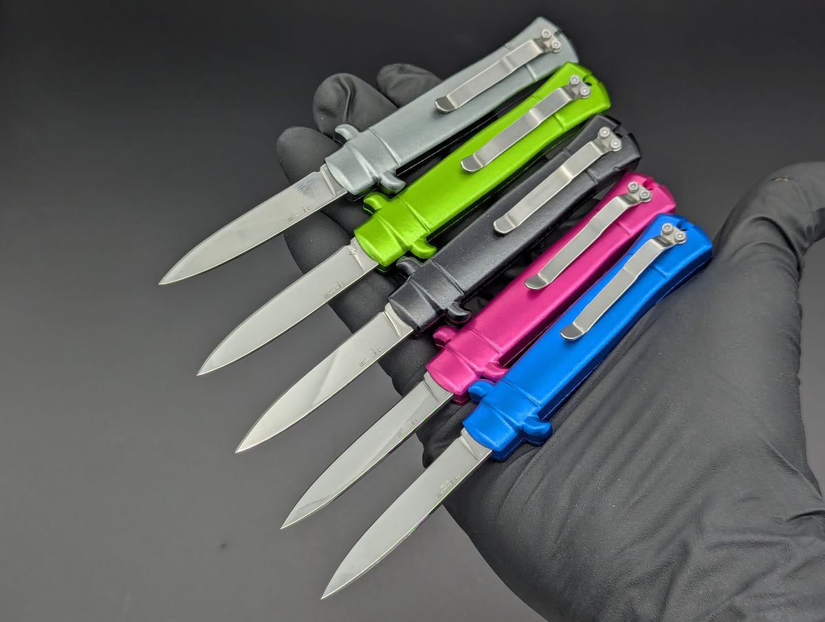 3.25" BLACK MINI D/A OTF KNIFE