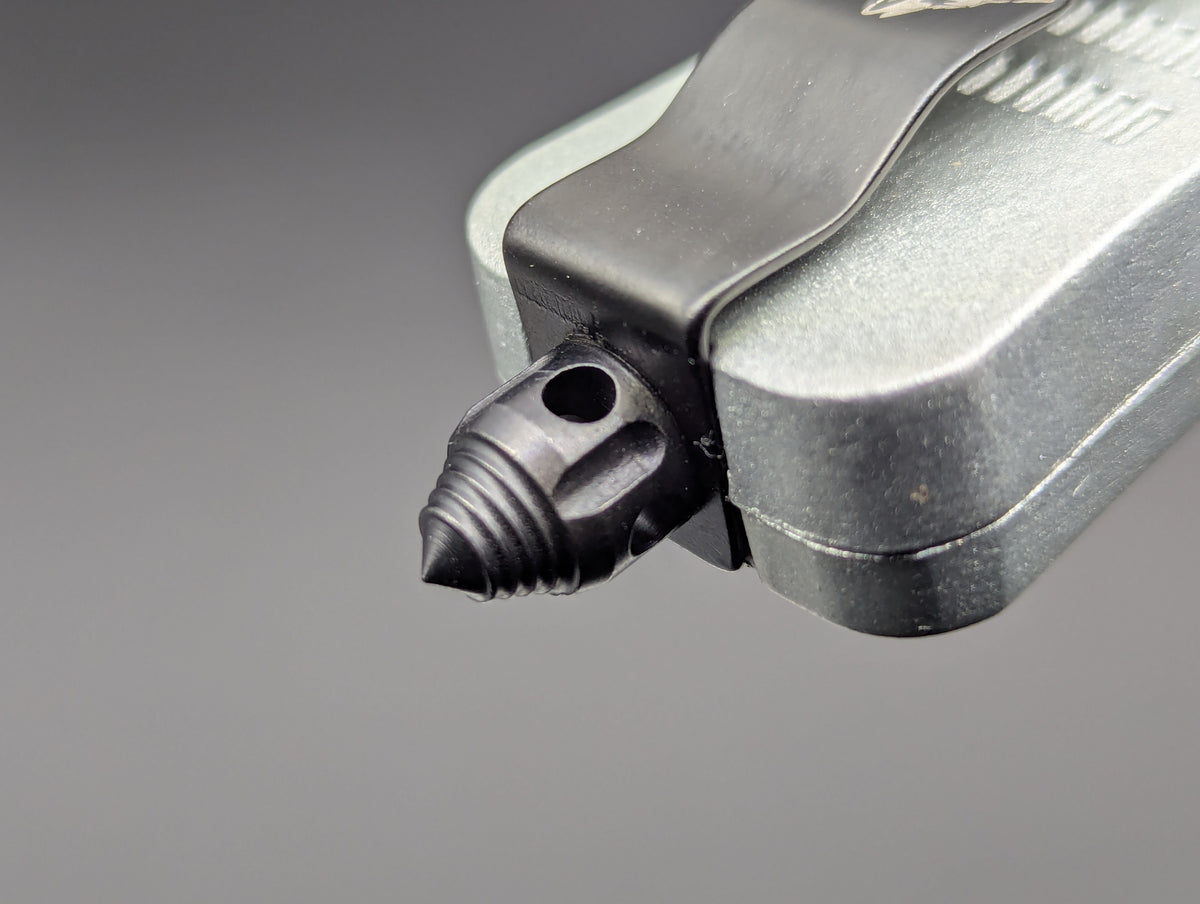 SILVER SHADOW D/A OTF KNIFE RAMBO CLIP
