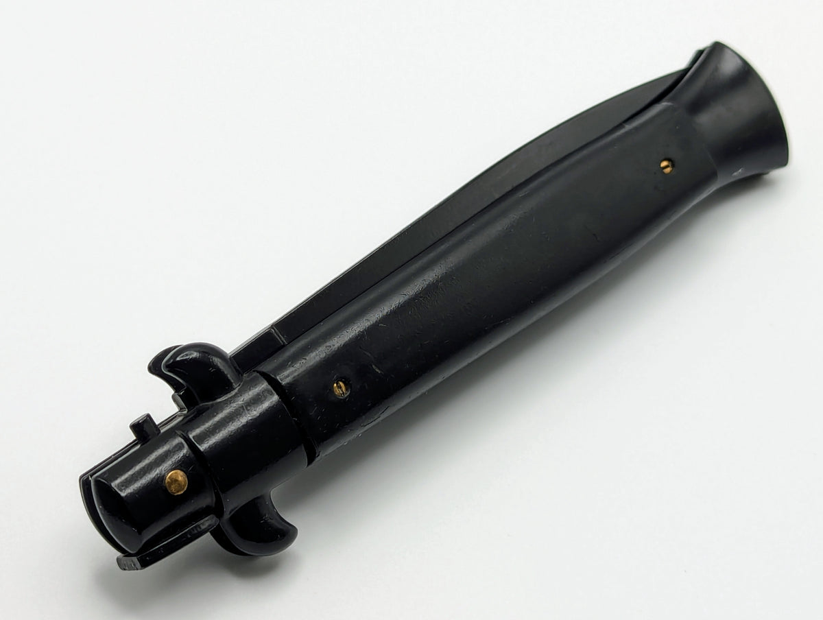 9" Frank Beltrame Black Tactical Italian Stiletto Dag