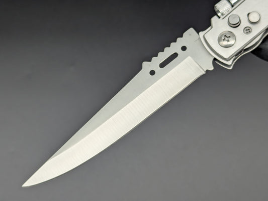 XL RIFLE FLASHLIGHT AUTOMATIC KNIFE ROSEWOOD