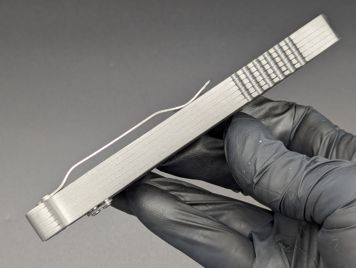 Large Tanto Point Single Edge Gravity Knife