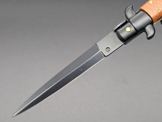 NOS 9" Frank Beltrame Rare Scale Tactical Italian Stiletto Knife Dagger