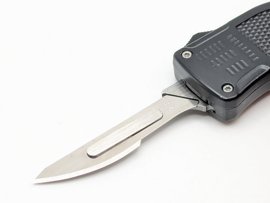 Mini CQB D/A OTF Scalpel Knife Black
