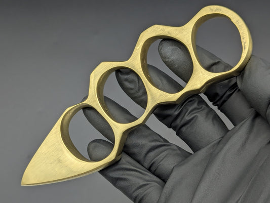 Scorpion Tail Solid Brass Knuckle Duster