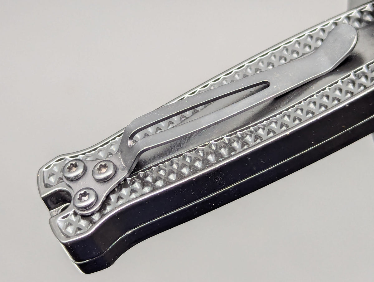 BLACK PIRANHA MINI D/A OTF KNIFE DAGGER BLADE