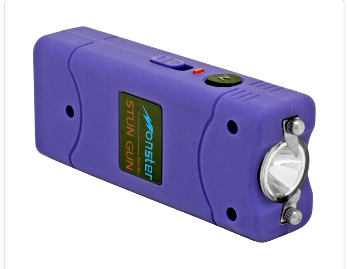 PURPLE ULTRA MINI LED FLASHLIGHT STUN GUN