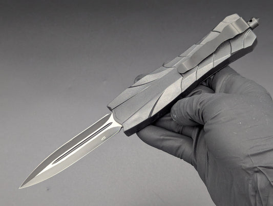 9" BLACK VIPER D/A COMPOSITE OTF KNIFE