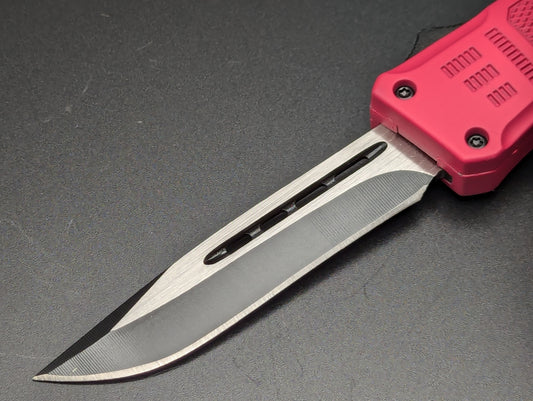 7" Pink Tactical D/A OTF Automatic Knife