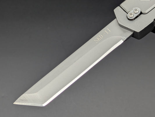 Large Tanto Point Single Edge Gravity Knife