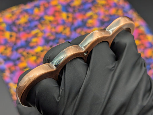 Antique Copper Classic Lincolns Brass Knuckles