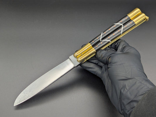 29cm ABEST CUSTOM CARABAO HORN FHM BALISONG #1