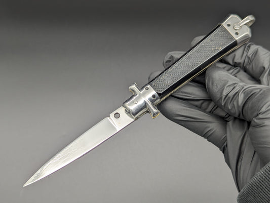 ANTIQUE FRENCH BARGEON MALTESE SWITCHBLADE KNIFE LG