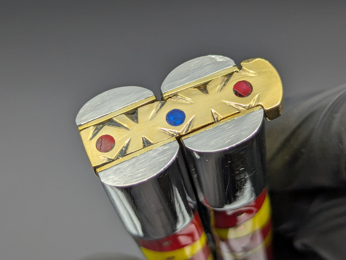 29cm 268g KRIS BLADE FIESTA FHM BALISONG RED/ YELLOW