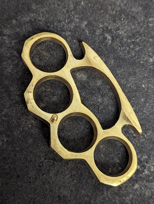 FUK CASTED BRASS SQUARE TOP KNUCKLE DUSTER