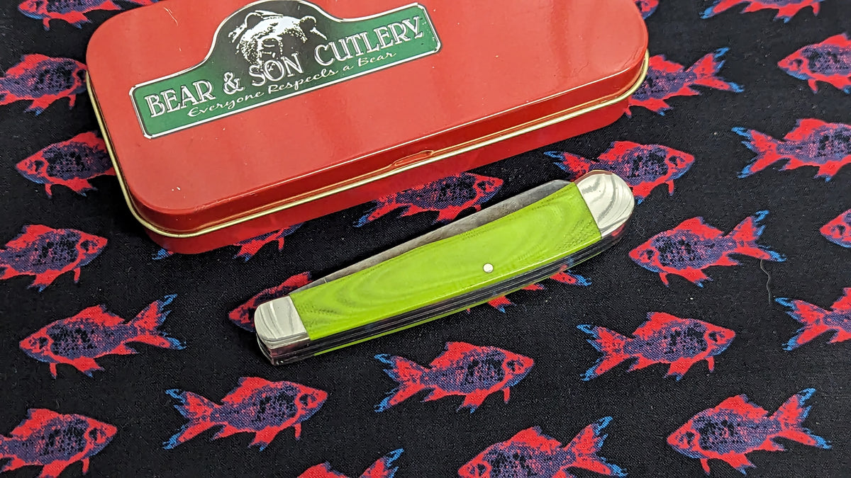 2013 BEAR & SON CUTLERY/ RED HILL EXCLUSIVE CUSTOM 25 PC LTD EDITION "ZOMBIE SPIKE"
