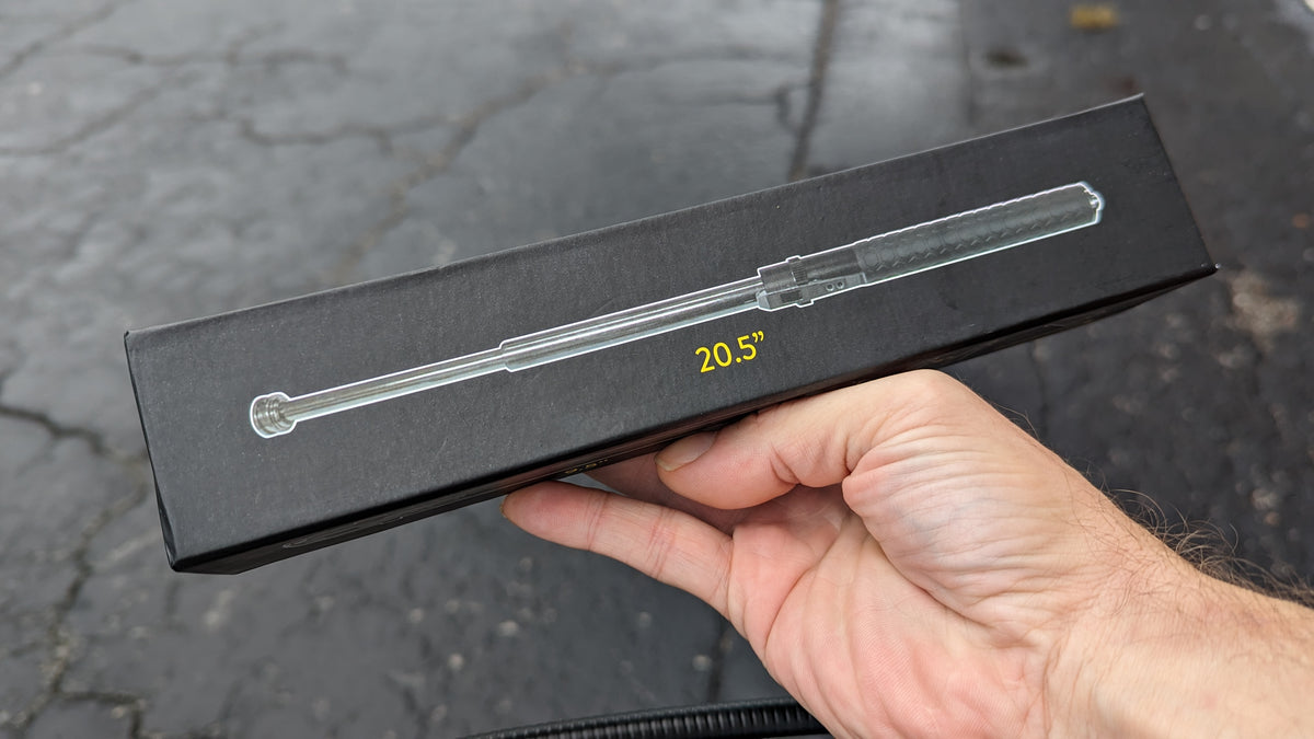 20.5" AUTOMATIC OPENING TELESCOPIC SECURITY BATON
