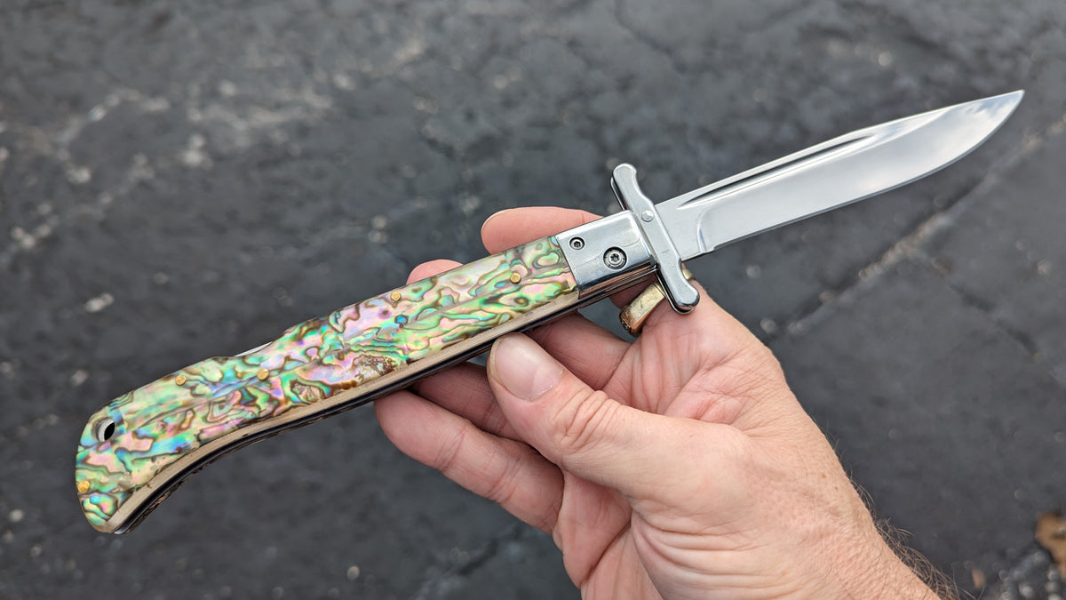 AKC WORLD 11" FAUX ABALONE ROMA SWINGUARD
