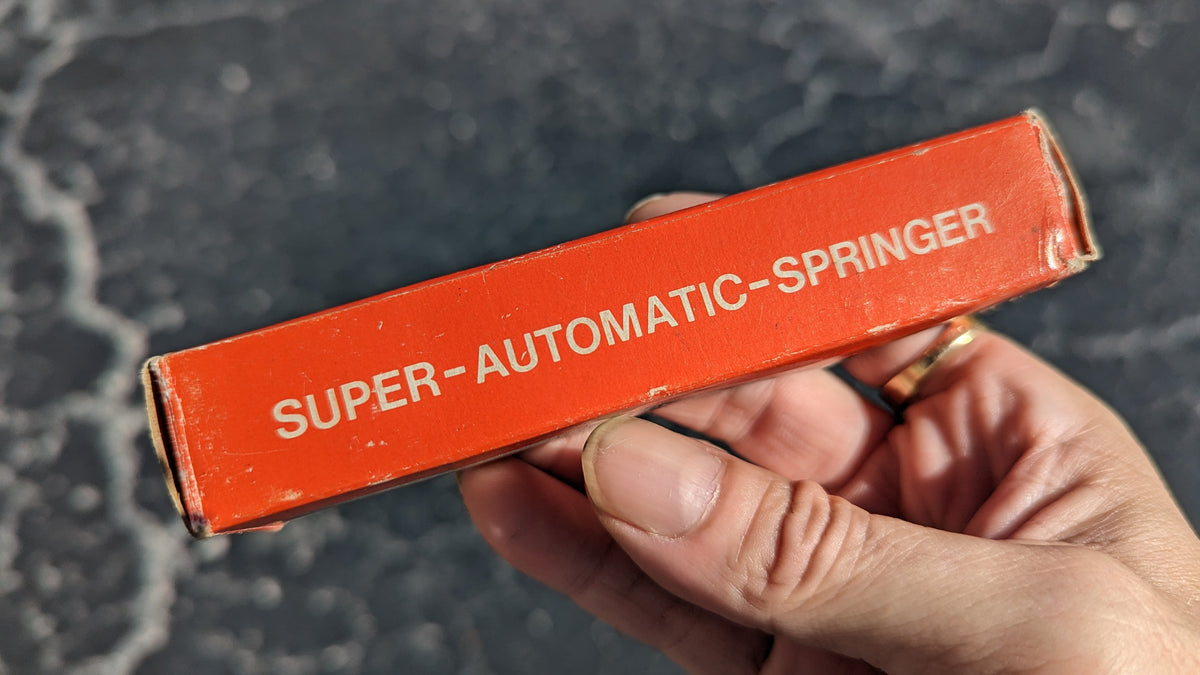 VINTAGE 80'S BLACK "SUPER-AUTOMATIC" D/A OTF KNIFE