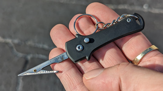 MINI ROACH CLIP SWITCHBLADE KEYRING