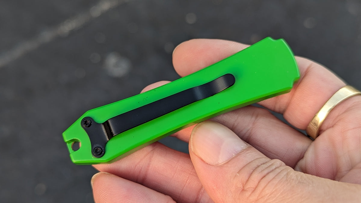 GREEN MINI COFFIN SCALPEL OTF KNIFE