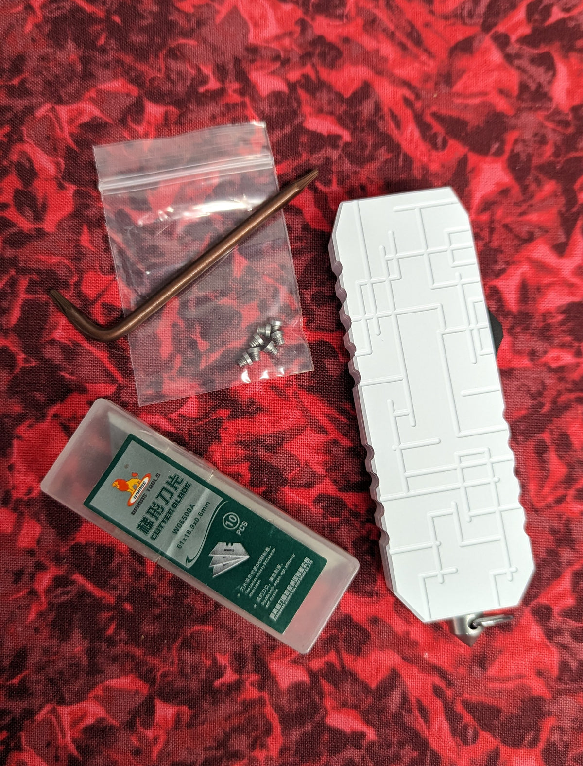 NEW GEN CNC MACHINED D/A OTF BOX CUTTER WHITE