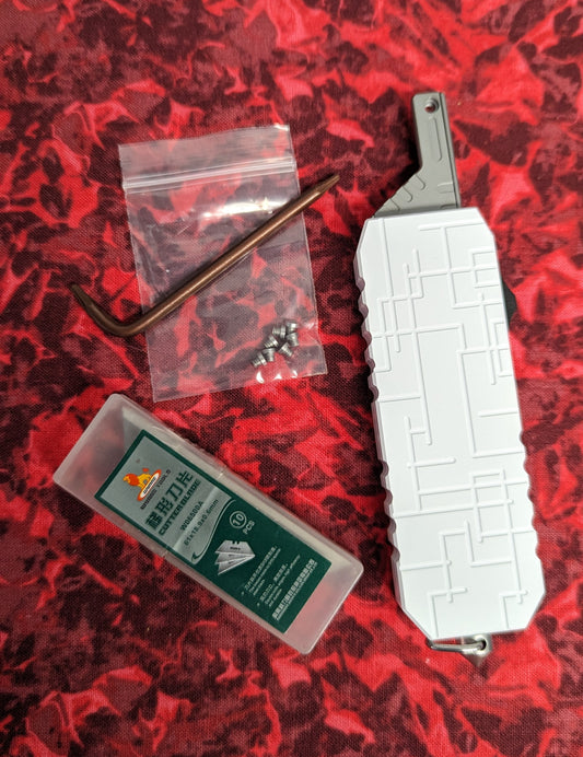 NEW GEN CNC MACHINED D/A OTF BOX CUTTER WHITE