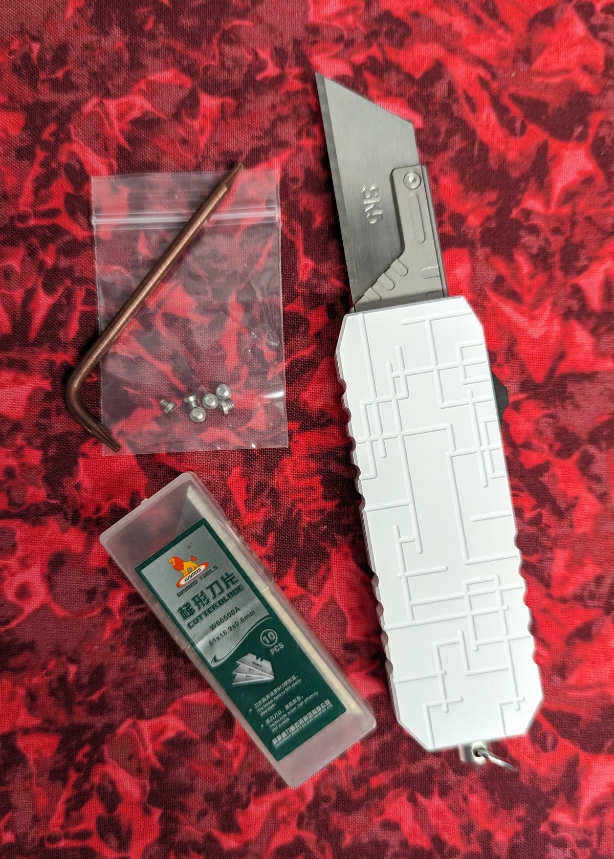 NEW GEN CNC MACHINED D/A OTF BOX CUTTER WHITE