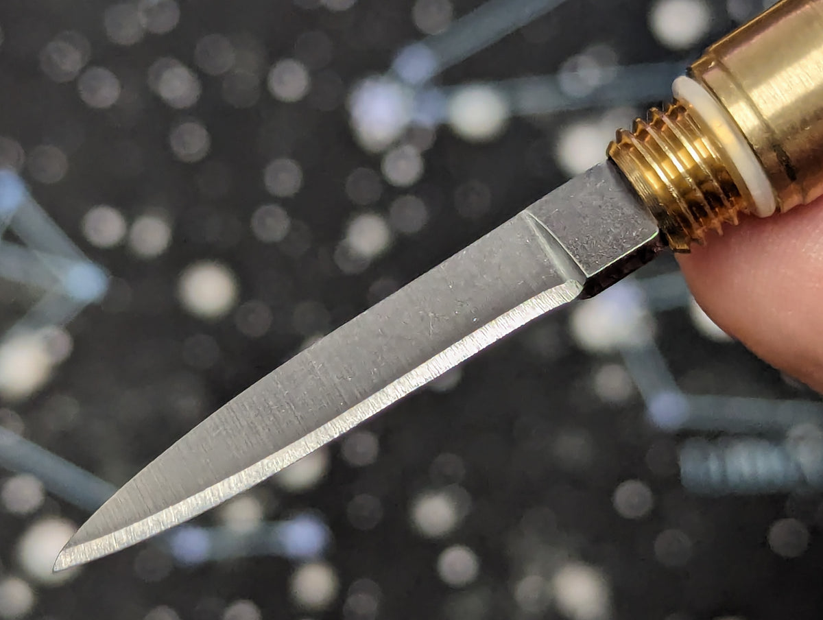 Solid Brass Kubaton/ Bottle Opener Barrel Knife