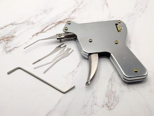 6 PC LOCKSMITH PICK GUN