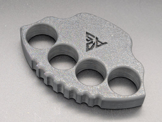 BLACK NPE 3/4" A.R.S. FAT BOY 3D PRINTED KNUCKLE DUSTER