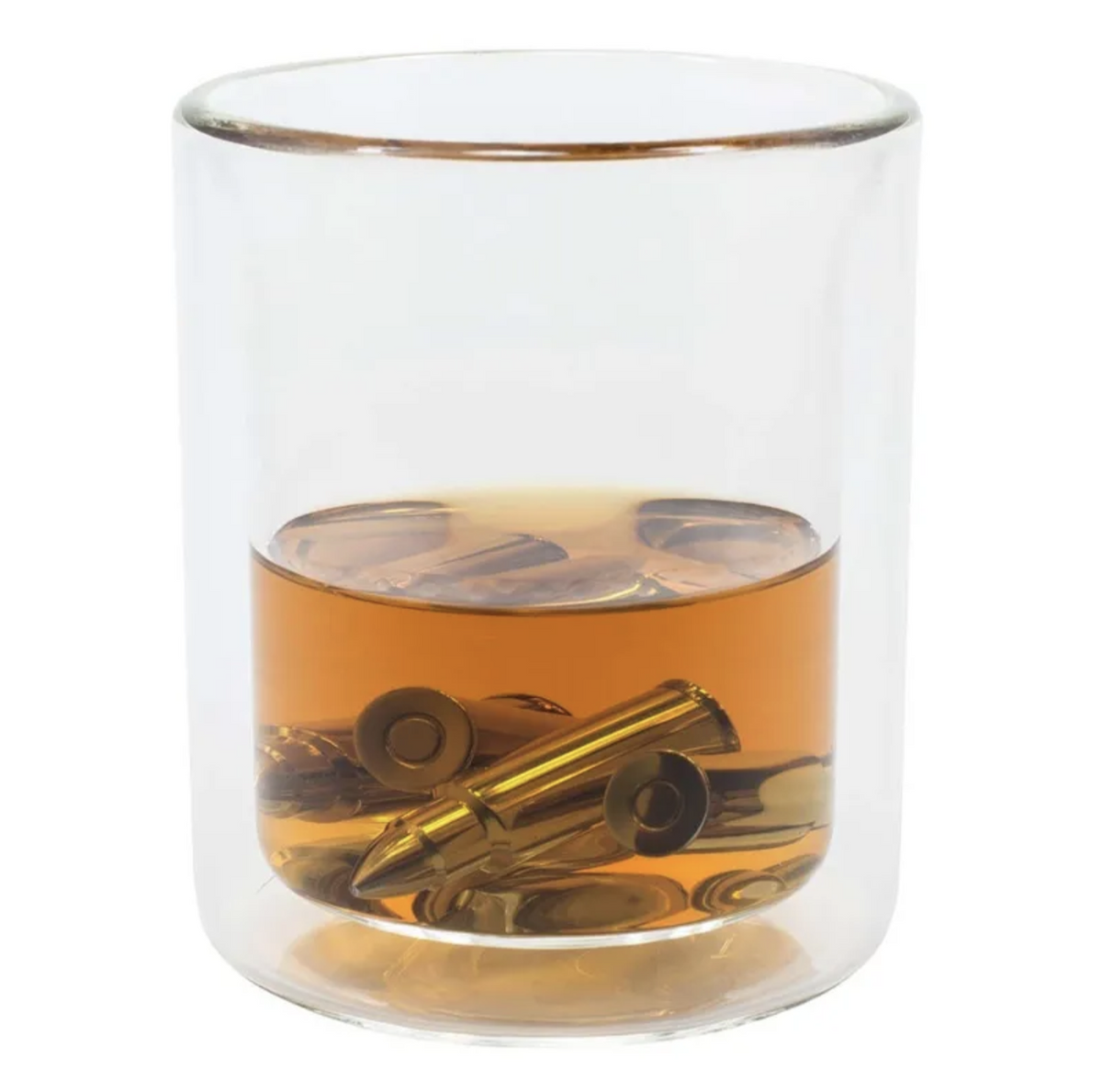 7 PC Steel Ammo & Tongs Ice Cube Set