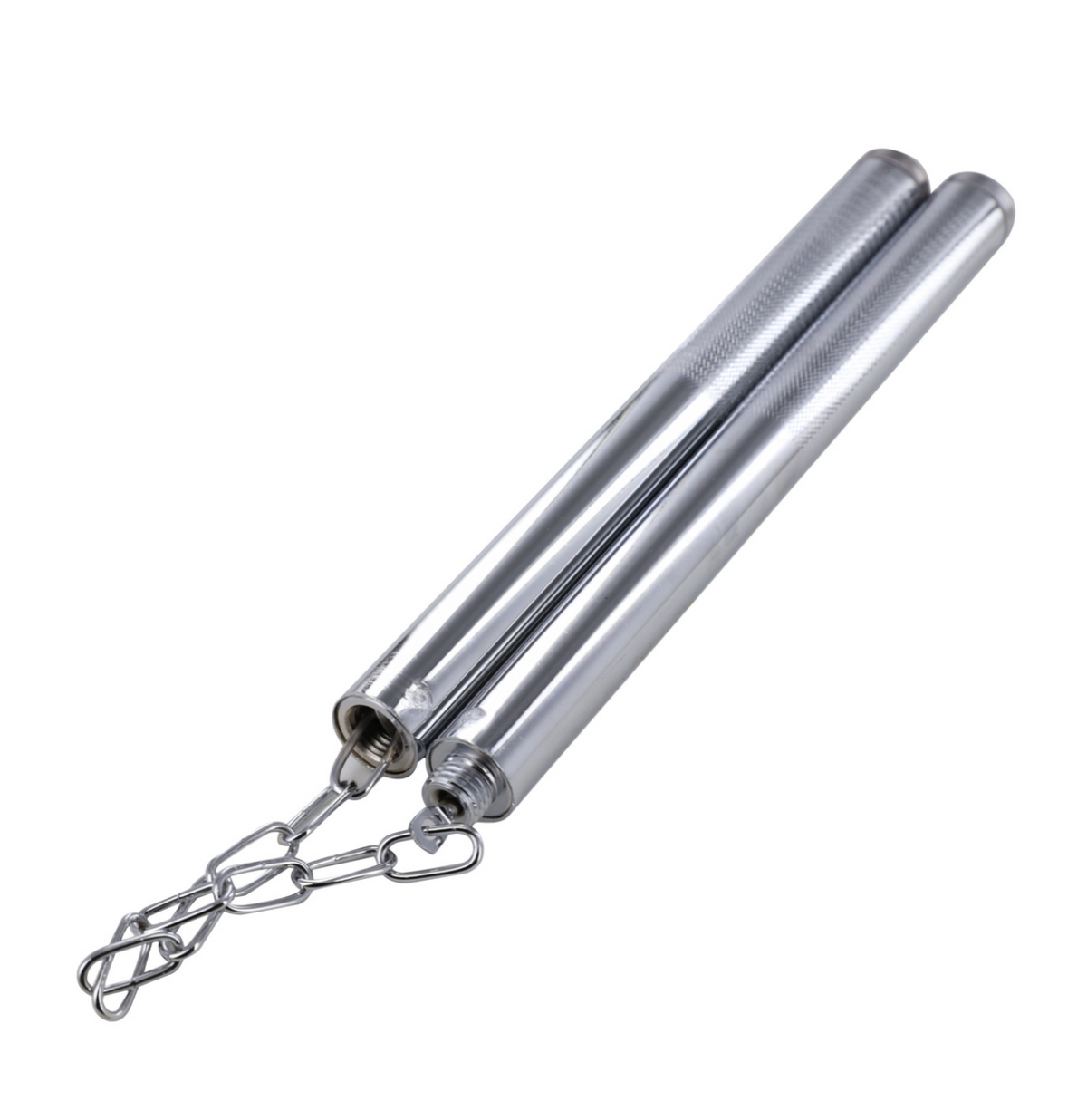 21.5" OL STAINLESS NUNCHUKA MINI BATON COMBO