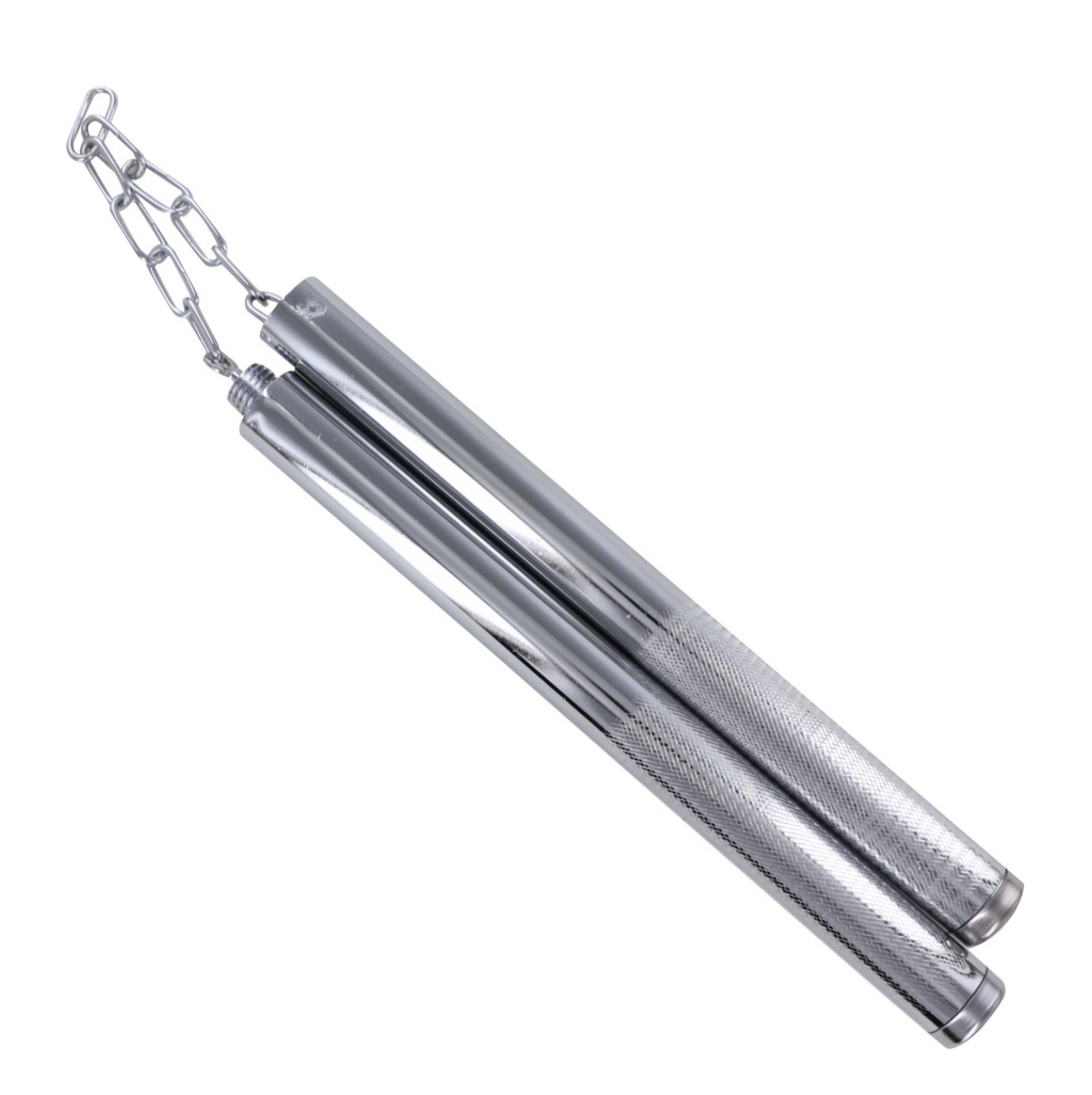 21.5" OL STAINLESS NUNCHUKA MINI BATON COMBO