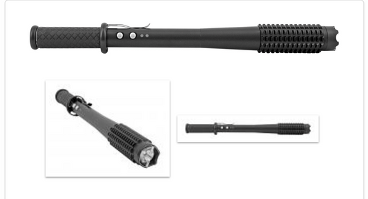 17" ALUMINUM LED LIGHT TACTICAL STUN GUN BATON