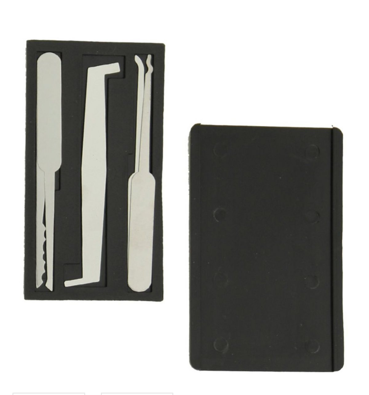 Black Card Wallet Lock Pick Set