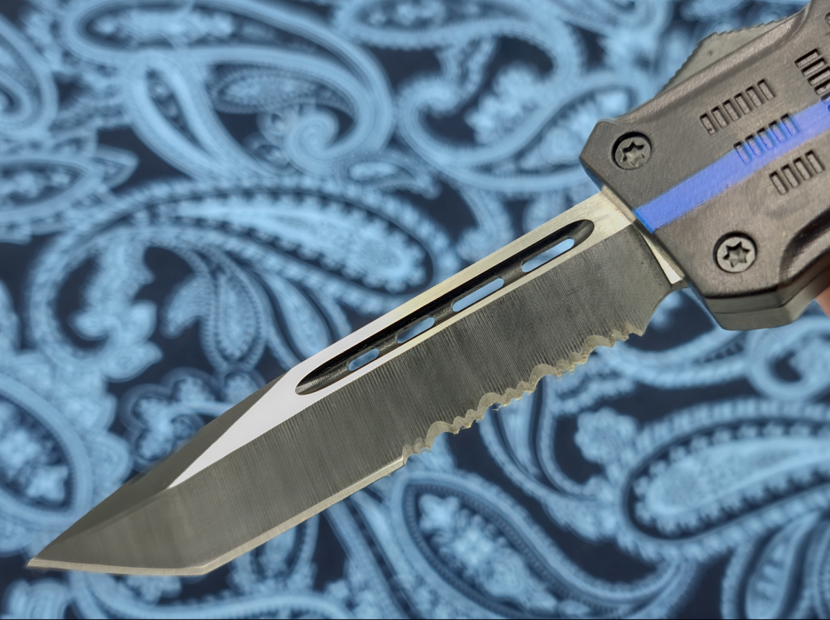9.5" Blue Line Tactical CQB D/A OTF Knife