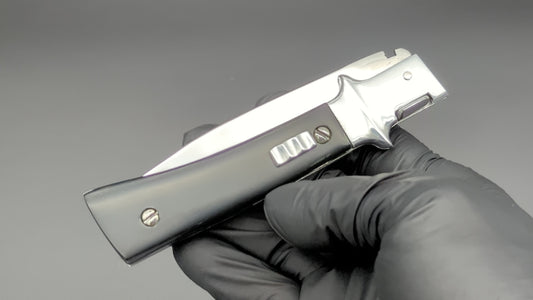 Russian Handmade THIEF Switchblade Knife DBL/ BK