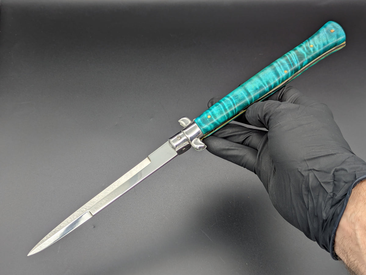 13" GIROUX FISHTAIL RESCALE PICKLOCK ITALIAN STILETTO