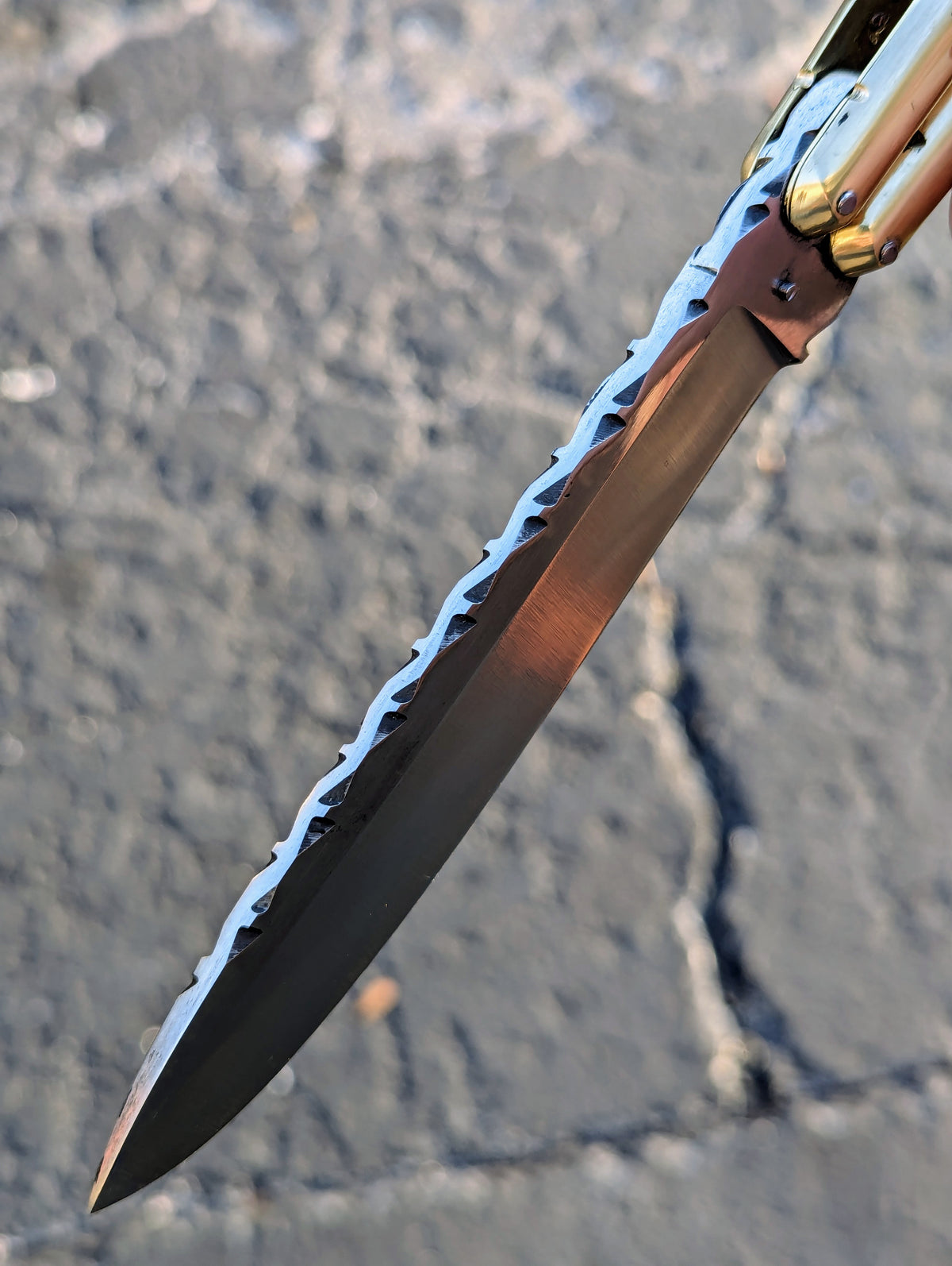11" FHM Philippines Handmade Balisong Drop Point