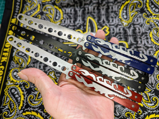 Blue Scorpion Balisong Trainer