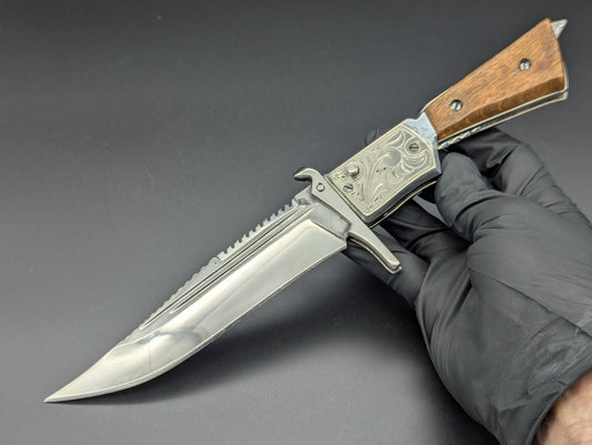 XXL RPK EXTENDER WOODEN RUSSIAN SWINGUARD SWITCHBLADE KNIFE