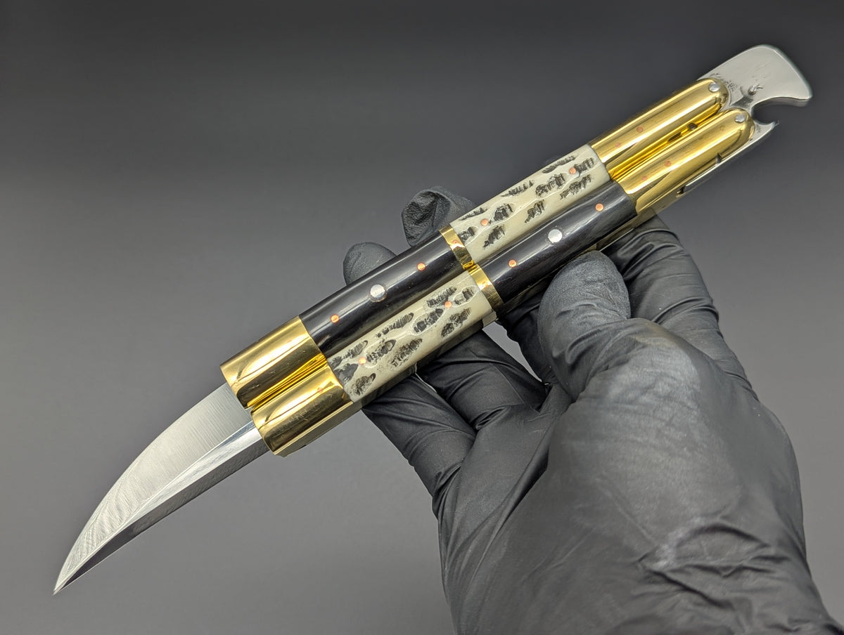 14.25" BUSISI XL BLADE FHM BALISONG RAMBO BF/BN