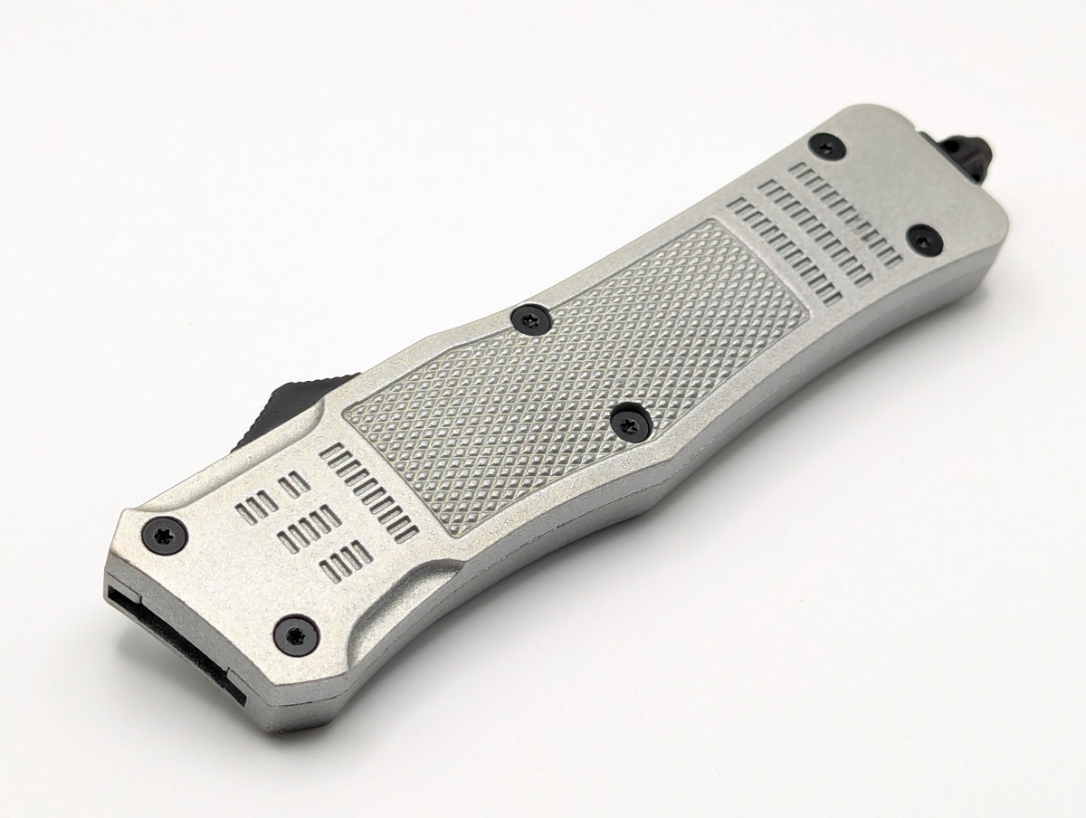 9.5" Rambo Damascus CQC D/A OTF Knife