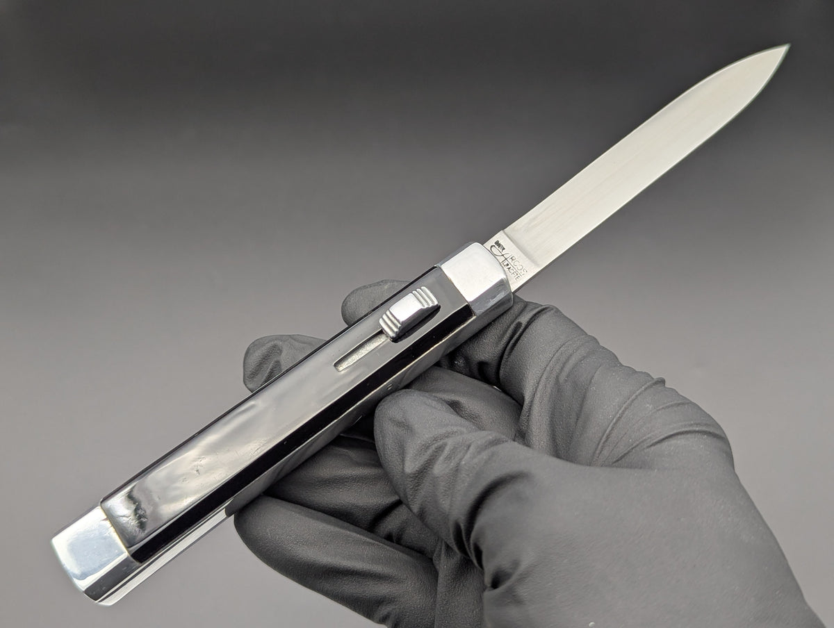 ANTIQUE SPANISH DUAL ACTION OTF KNIFE RARE STAMP