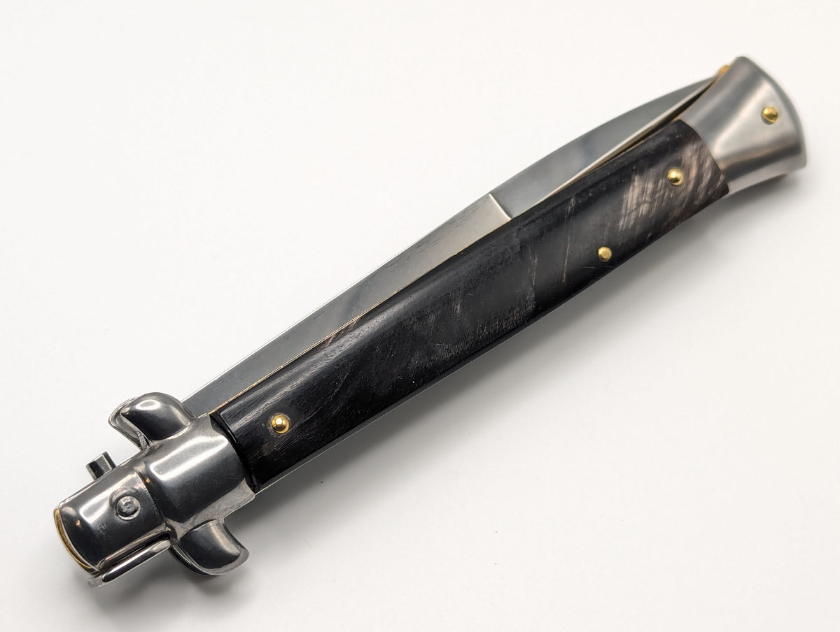 11" FRANK BELTRAME BUFFALO HORN ITALIAN STILETTO BAYO #2