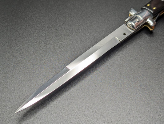 13" FRANK BELTRAME BUFFALO HORN ITALIAN STILETTO